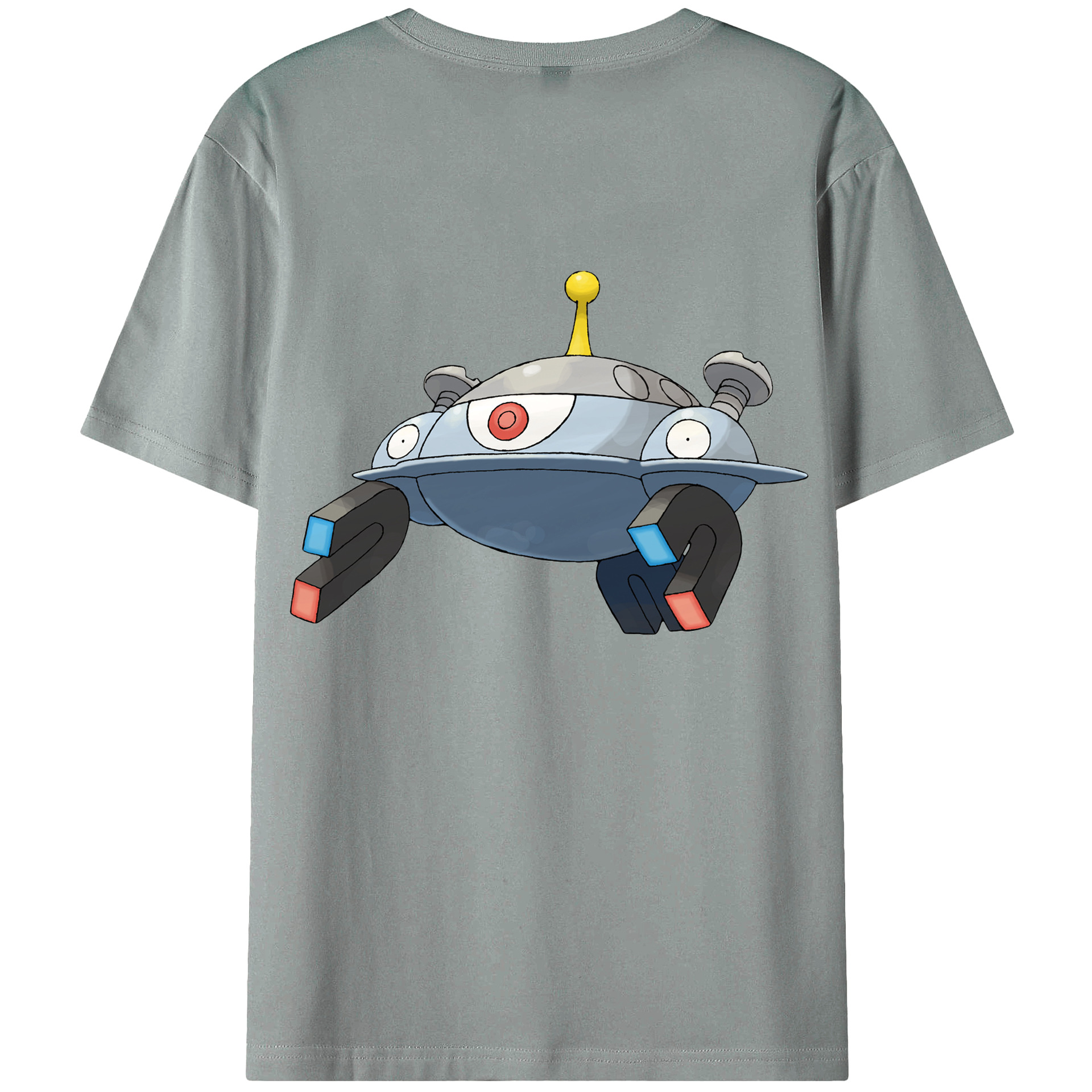（画像用） ポケットモンスター Pokémon 綿100％ メンズ半袖Tシャツ（バックプリント） 通気性